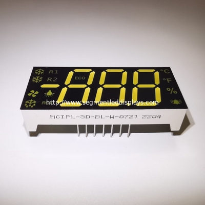 Sıcaklık Kontrolü İçin Çok Renkli Özelleştirme 3 Haneli 7 Segment Led Ekran