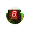 0.39 inç Tek Haneli 7 Segment LED, Ortak Anot Kırmızı Rengini Görüntüler